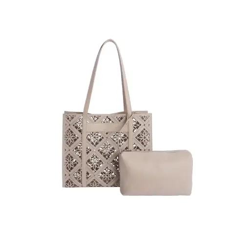 [998450B-1] BOLSO HOMBRO PICADOS FLOR