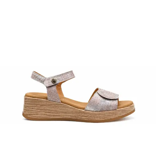 SANDALIA CUÑA VELCROS